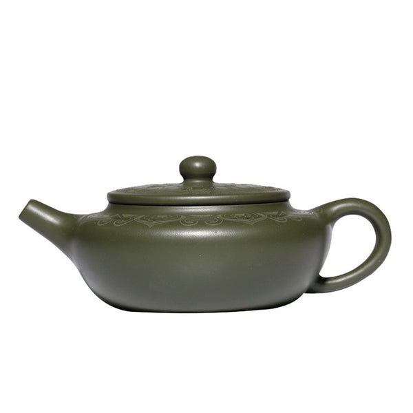 Emerald Dewdrop Yixing Green Clay Teapots