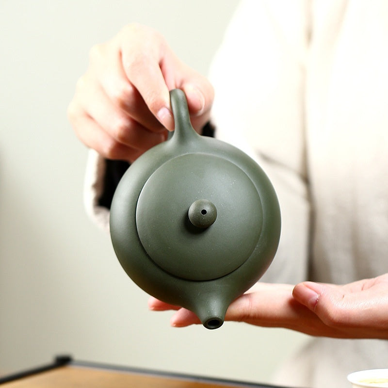 quality green mud teapot
