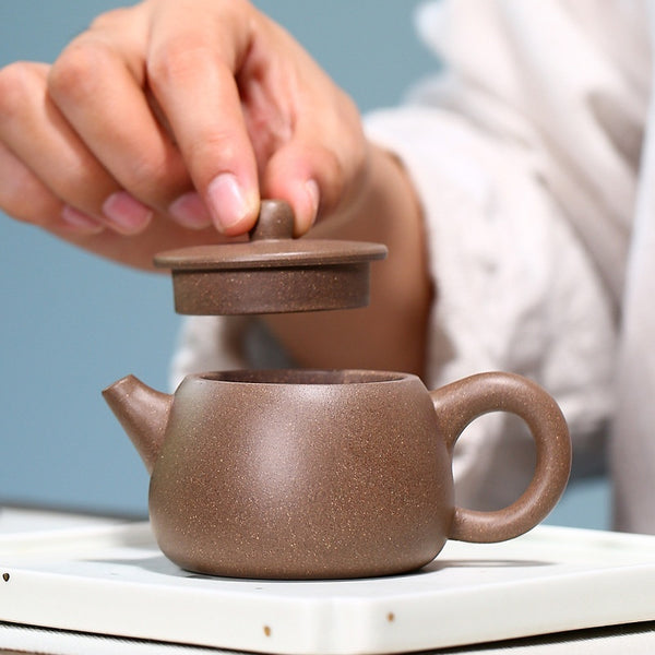 Stone Ladle Chinese Yixing Purple Sand Teapot
