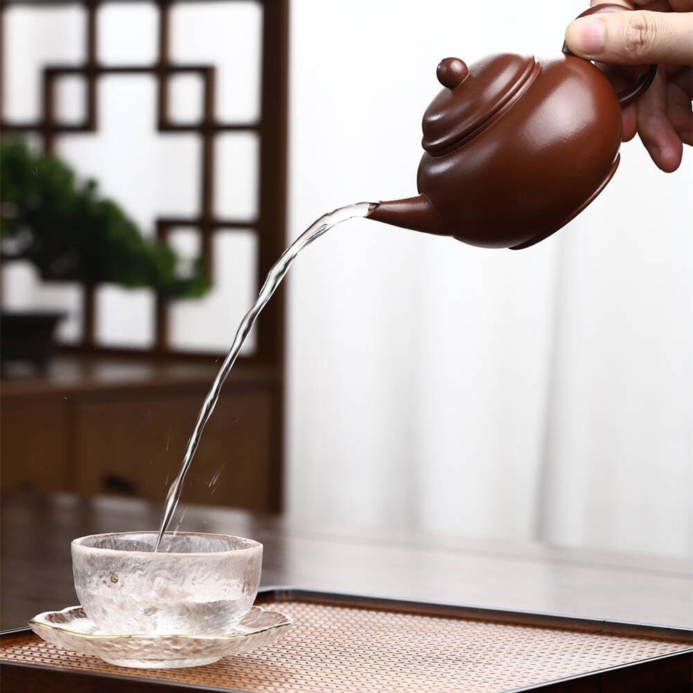 Purple Sand Teapot with $160