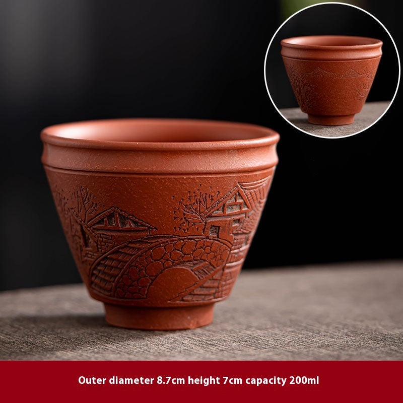 100% purple sand tea cup