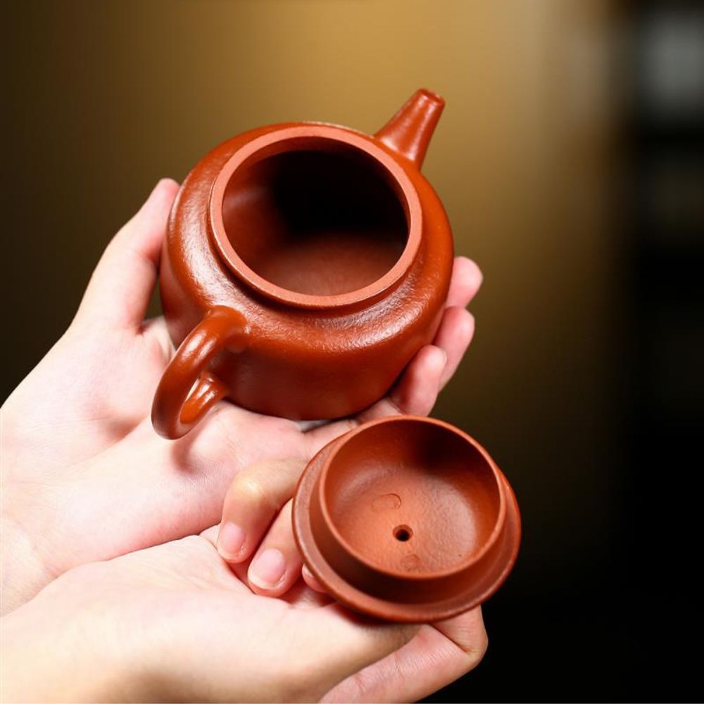 De Zhong Handmade Yixing Teapot purple clay 160ml