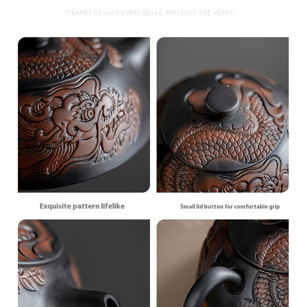 Xianglong Purple Pottery Teapot Details