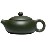 Bian xishi green clay teapot
