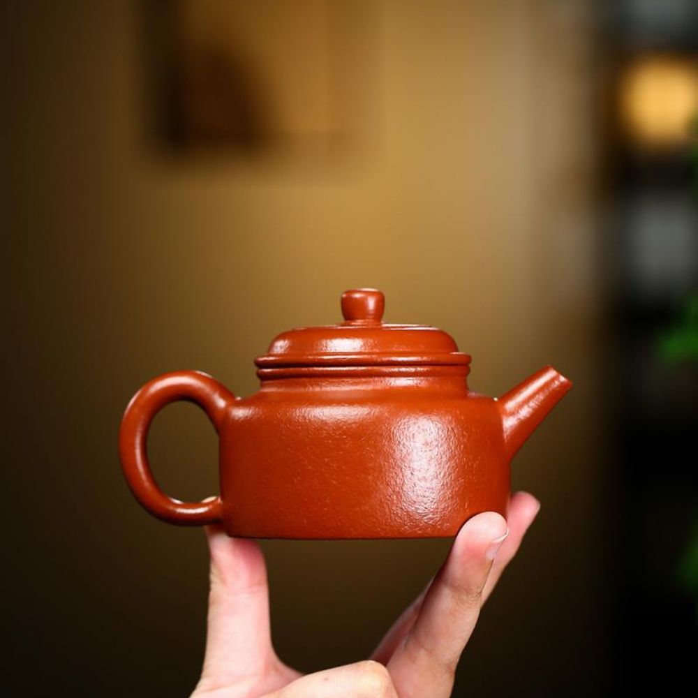 De Zhong Handmade Yixing Teapot purple clay 160ml