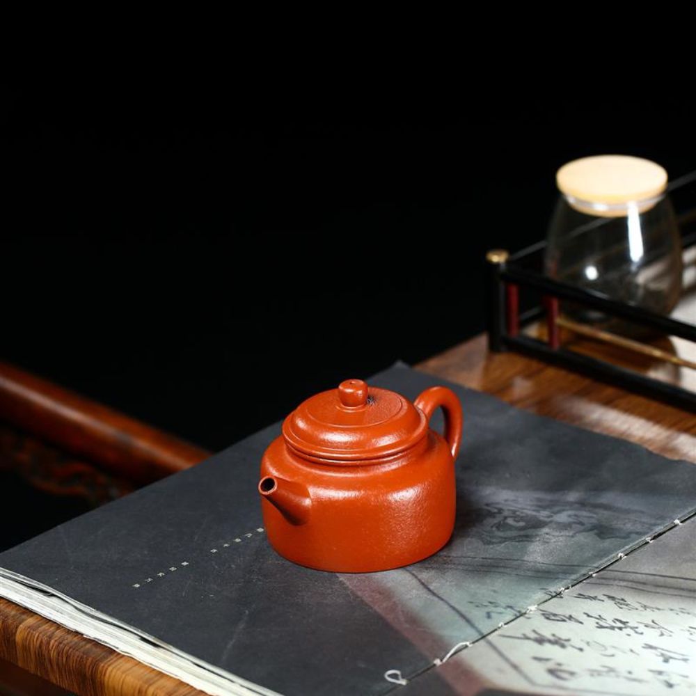 De Zhong Handmade Yixing Teapot purple clay 160ml
