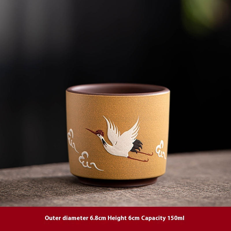 quality purple sand tea cup