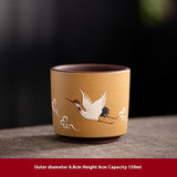 quality purple sand tea cup