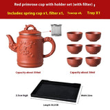 purple clay teapot set