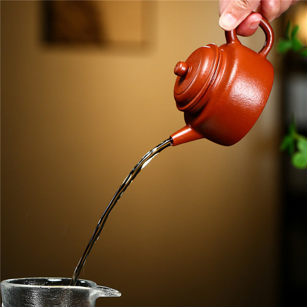 De Zhong Handmade Yixing Teapot purple clay 160ml