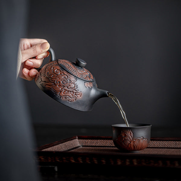 Xianglong Purple Pottery Teapots